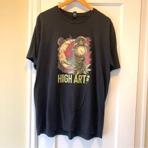 District highlife, cannabis T-shirt XL